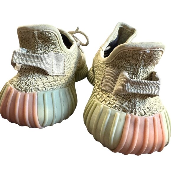 Adidas Men's 5.5 Yeezy Boost 350 V2 Sulfur Basf Boost Matcha Green - Picture 4 of 9